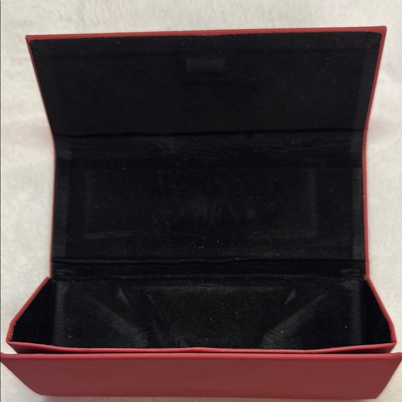 Morel Rusty Red Semi Hard Eyeglass Case TRI-Fold EUC - Picture 2 of 6